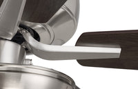 Craftmade - P119BNK5-52DWGWN - 52" Ceiling Fan - Pro Plus 119 - Brushed Polished Nickel