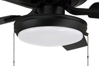 Craftmade - P119FB5-52FBGW - 52" Ceiling Fan - Pro Plus 119 - Flat Black