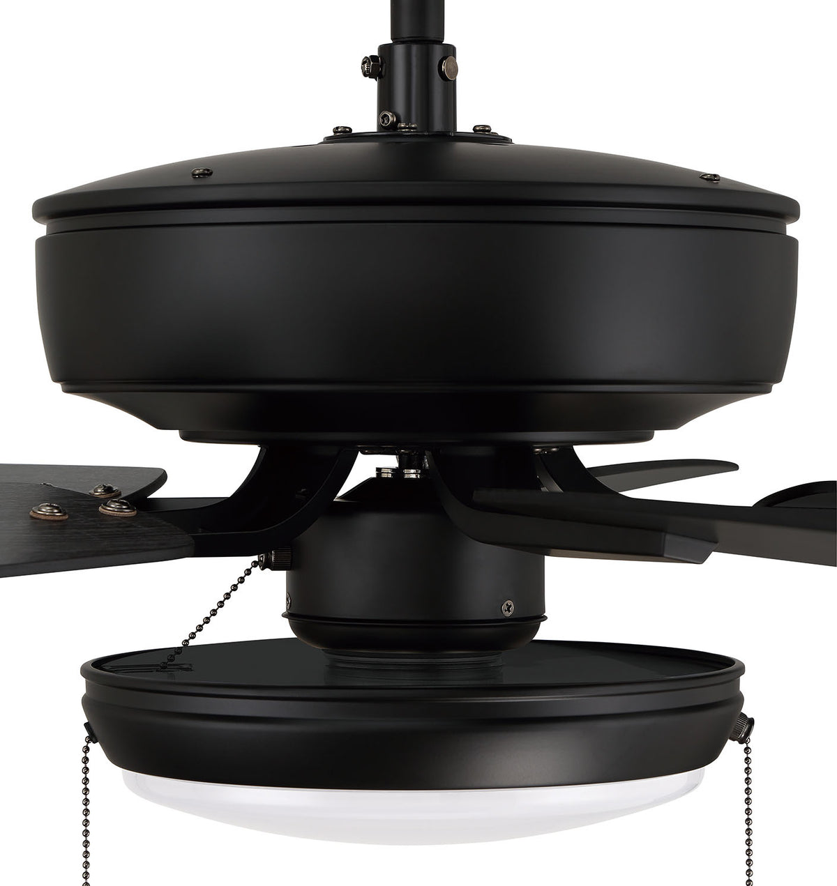 Craftmade - P119FB5-52FBGW - 52" Ceiling Fan - Pro Plus 119 - Flat Black