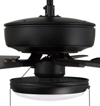 Craftmade - P119FB5-52FBGW - 52" Ceiling Fan - Pro Plus 119 - Flat Black