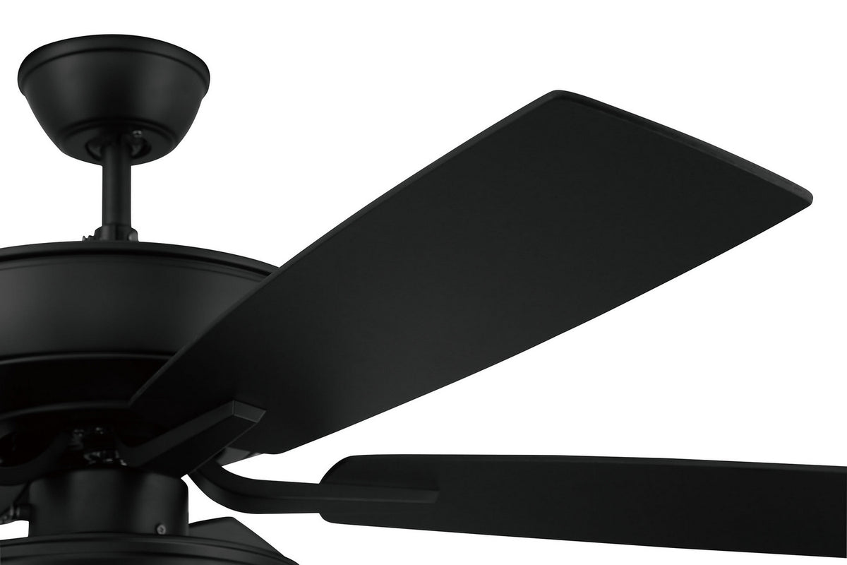 Craftmade - P119FB5-52FBGW - 52" Ceiling Fan - Pro Plus 119 - Flat Black
