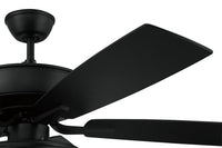 Craftmade - P119FB5-52FBGW - 52" Ceiling Fan - Pro Plus 119 - Flat Black