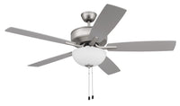 Craftmade - P211BN5-52BNGW - 52"Ceiling Fan - Pro Plus 211 - Brushed Nickel