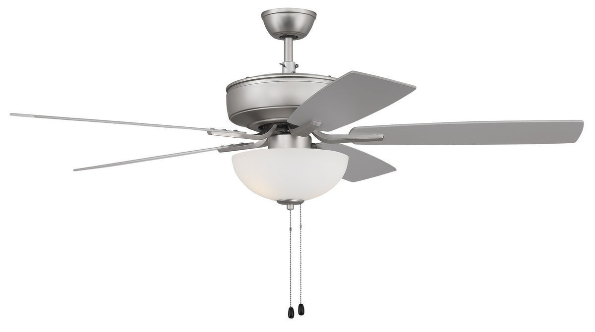 Craftmade - P211BN5-52BNGW - 52" Ceiling Fan - Pro Plus 211 - Brushed Nickel