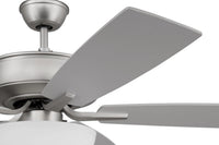 Craftmade - P211BN5-52BNGW - 52" Ceiling Fan - Pro Plus 211 - Brushed Nickel