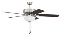 Craftmade - P211BNK5-52DWGWN - 52"Ceiling Fan - Pro Plus 211 - Brushed Polished Nickel