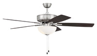 Craftmade - P211BNK5-52DWGWN - 52"Ceiling Fan - Pro Plus 211 - Brushed Polished Nickel