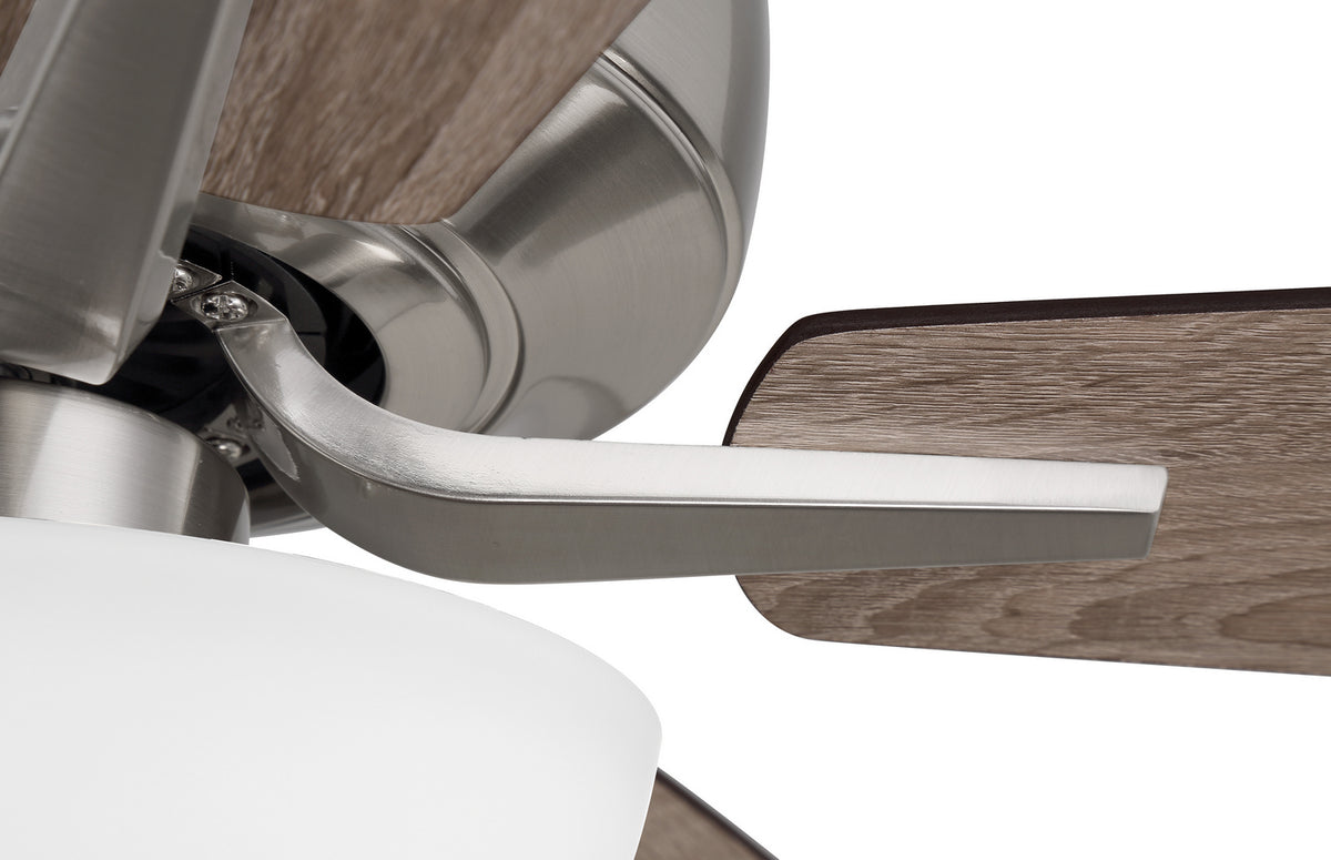 Craftmade - P211BNK5-52DWGWN - 52"Ceiling Fan - Pro Plus 211 - Brushed Polished Nickel