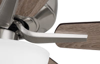 Craftmade - P211BNK5-52DWGWN - 52"Ceiling Fan - Pro Plus 211 - Brushed Polished Nickel