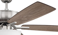 Craftmade - P211BNK5-52DWGWN - 52"Ceiling Fan - Pro Plus 211 - Brushed Polished Nickel
