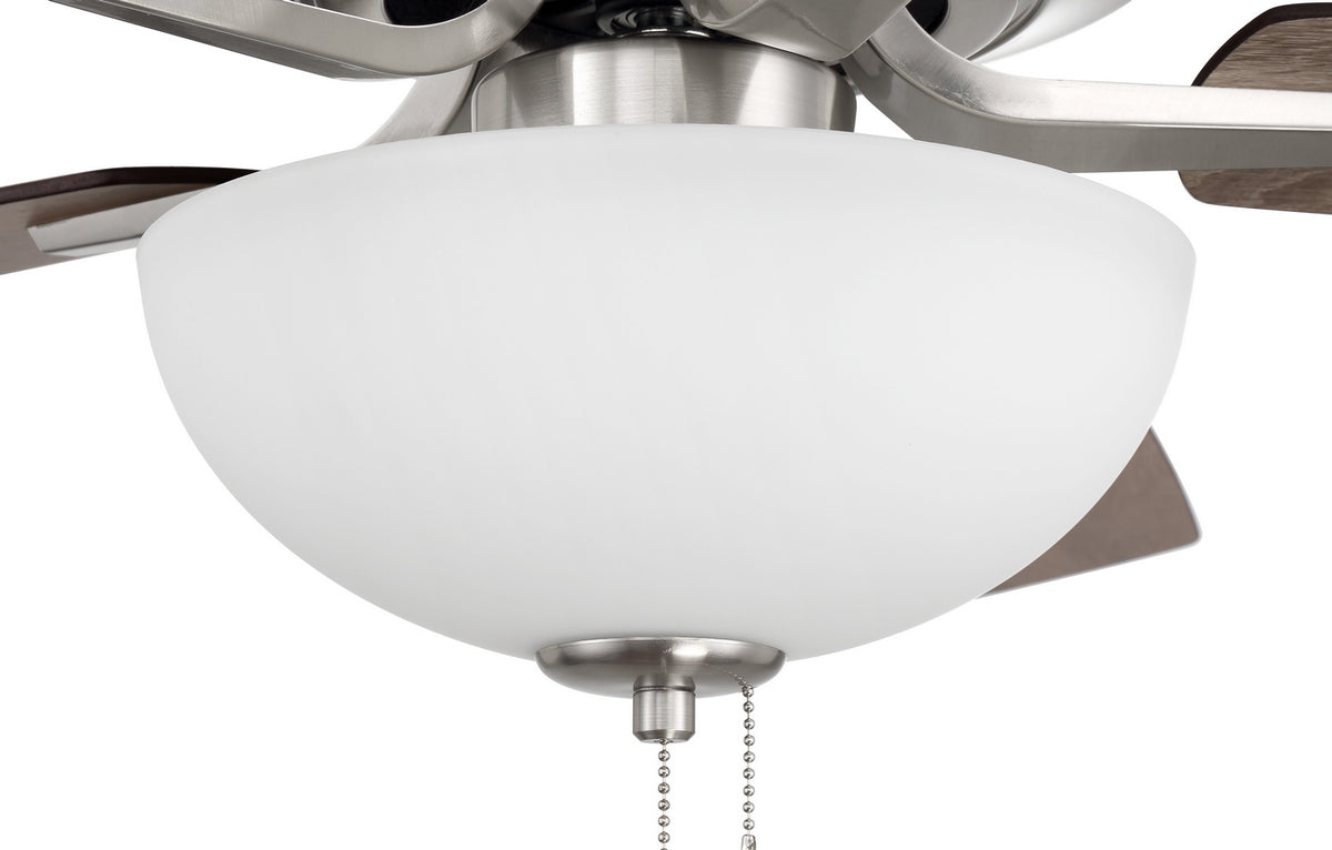 Craftmade - P211BNK5-52DWGWN - 52"Ceiling Fan - Pro Plus 211 - Brushed Polished Nickel
