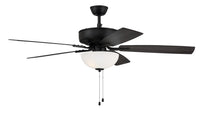 Craftmade - P211FB5-52FBGW - 52" Ceiling Fan - Pro Plus 211 - Flat Black