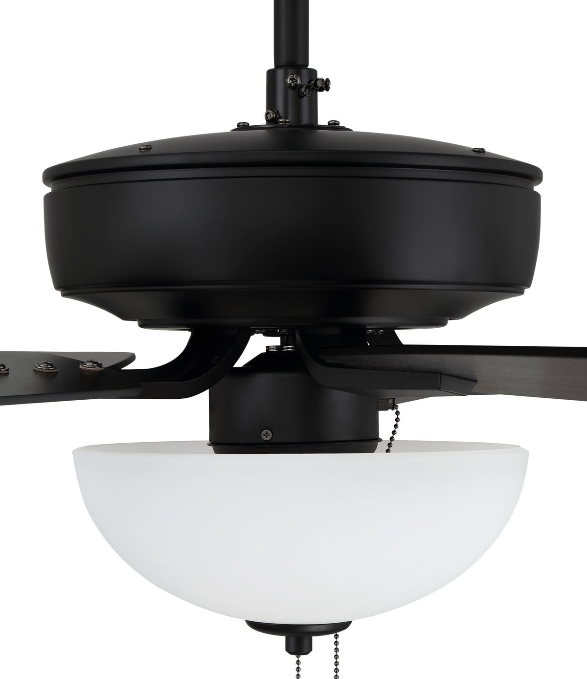 Craftmade - P211FB5-52FBGW - 52"Ceiling Fan - Pro Plus 211 - Flat Black
