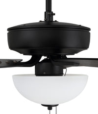 Craftmade - P211FB5-52FBGW - 52"Ceiling Fan - Pro Plus 211 - Flat Black