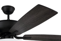 Craftmade - P211FB5-52FBGW - 52" Ceiling Fan - Pro Plus 211 - Flat Black