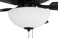 Craftmade - P211FB5-52FBGW - 52"Ceiling Fan - Pro Plus 211 - Flat Black