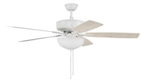 Craftmade - P211W5-52WWOK - 52" Ceiling Fan - Pro Plus 211 - White