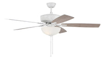 Craftmade - P211W5-52WWOK - 52"Ceiling Fan - Pro Plus 211 - White