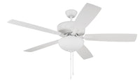 Craftmade - P211W5-52WWOK - 52" Ceiling Fan - Pro Plus 211 - White