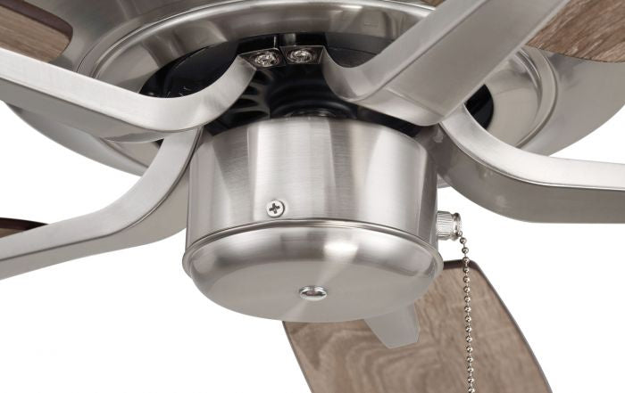 Craftmade - P52BNK5-52DWGWN - 52" Ceiling Fan - Pro Plus 52 Fan - Brushed Polished Nickel