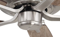 Craftmade - P52BNK5-52DWGWN - 52" Ceiling Fan - Pro Plus 52 Fan - Brushed Polished Nickel