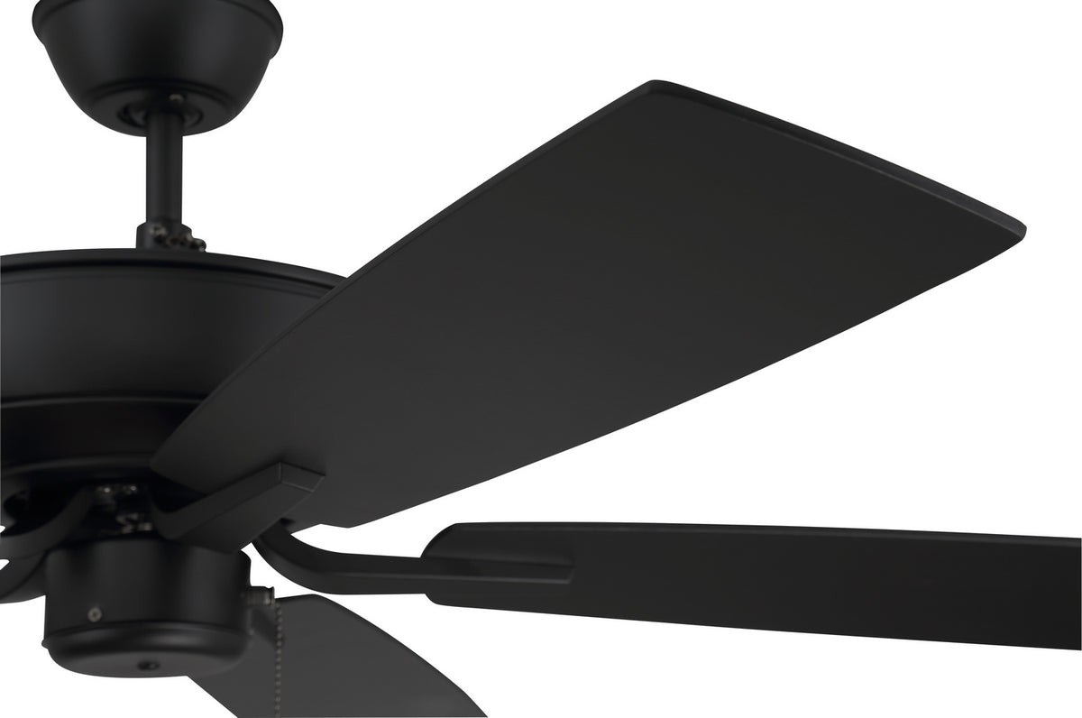 Craftmade - P52FB5-52FBGW - 52" Ceiling Fan - Pro Plus 52 Fan - Flat Black