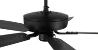 Craftmade - P52FB5-52FBGW - 52" Ceiling Fan - Pro Plus 52 Fan - Flat Black