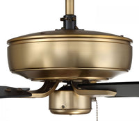 Craftmade - P52SB5-52BWNFB - 52" Ceiling Fan - Pro Plus 52 Fan - Satin Brass