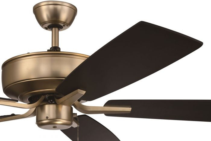 Craftmade - P52SB5-52BWNFB - 52" Ceiling Fan - Pro Plus 52 Fan - Satin Brass