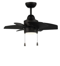 Craftmade - PPT24FB6 - 24" Ceiling Fan - Propel II Indoor/Outdoor - Flat Black