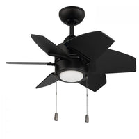Craftmade - PPT24FB6 - 24" Ceiling Fan - Propel II Indoor/Outdoor - Flat Black