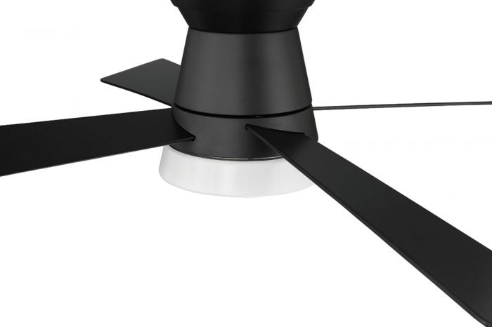 Craftmade 52"Ceiling Fan from the Revello collection in Flat Black finish