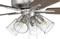 Craftmade - S104BNK5-60DWGWN - 60" Ceiling Fan - Super Pro 104 - Brushed Polished Nickel