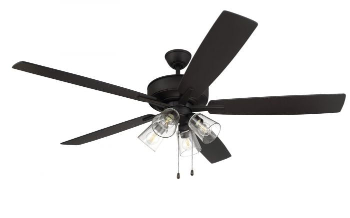 Craftmade - S104ESP5-60ESPWLN - 60" Ceiling Fan - Super Pro 104 - Espresso