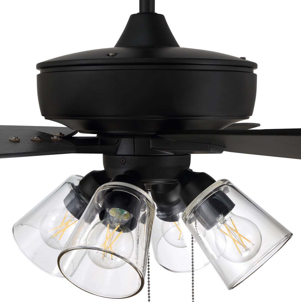 Craftmade - S104FB5-60FBGW - 60" Ceiling Fan - Super Pro 104 - Flat Black