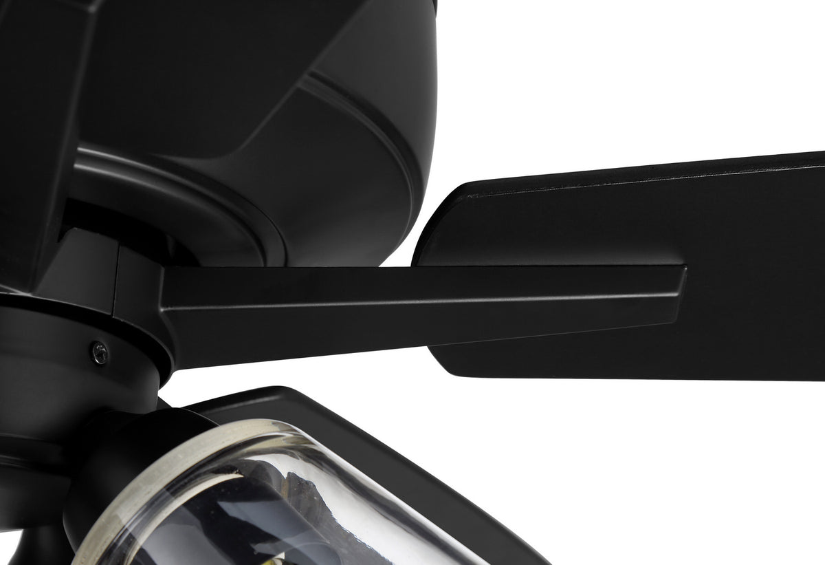 Craftmade - S104FB5-60FBGW - 60" Ceiling Fan - Super Pro 104 - Flat Black