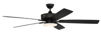 Craftmade - S112FB5-60FBGW - 60" Ceiling Fan - Super Pro 112 - Flat Black