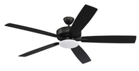 Craftmade - S112FB5-60FBGW - 60" Ceiling Fan - Super Pro 112 - Flat Black