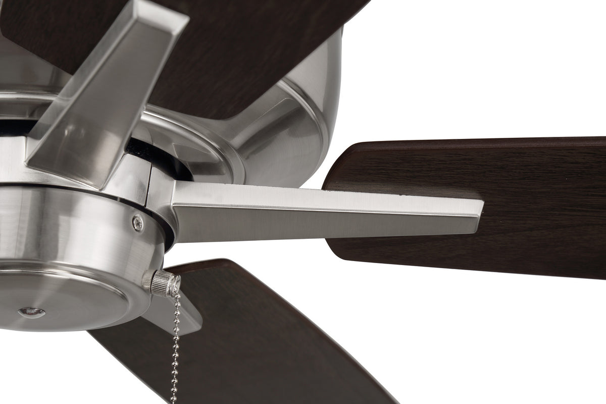 Craftmade - S60BNK5-60DWGWN - 60" Ceiling Fan - Super Pro 60 - Brushed Polished Nickel