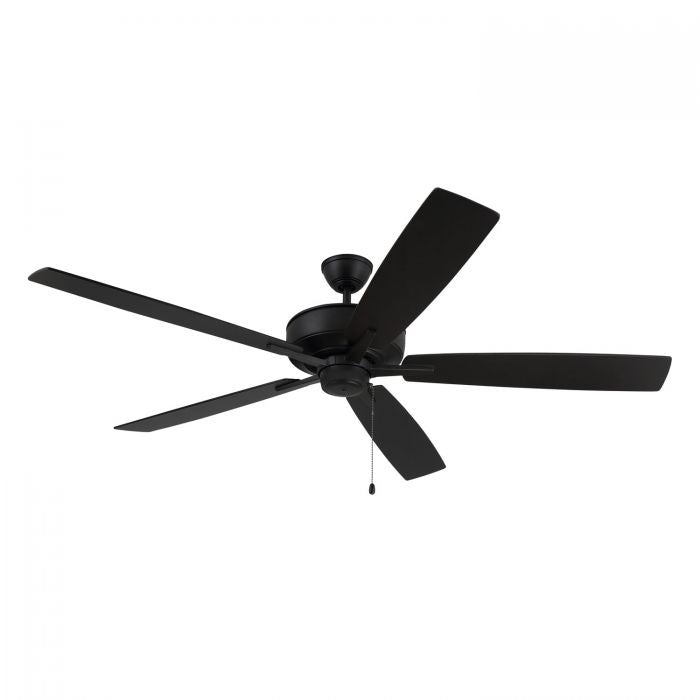 Craftmade - S60FB5-60FBGW - 60"Ceiling Fan - Super Pro 60 - Flat Black