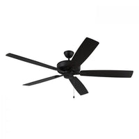 Craftmade - S60FB5-60FBGW - 60" Ceiling Fan - Super Pro 60 - Flat Black