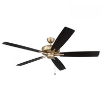 Craftmade - S60SB5-60BWNFB - 60" Ceiling Fan - Super Pro 60 - Satin Brass
