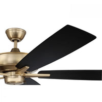 Craftmade - S60SB5-60BWNFB - 60" Ceiling Fan - Super Pro 60 - Satin Brass