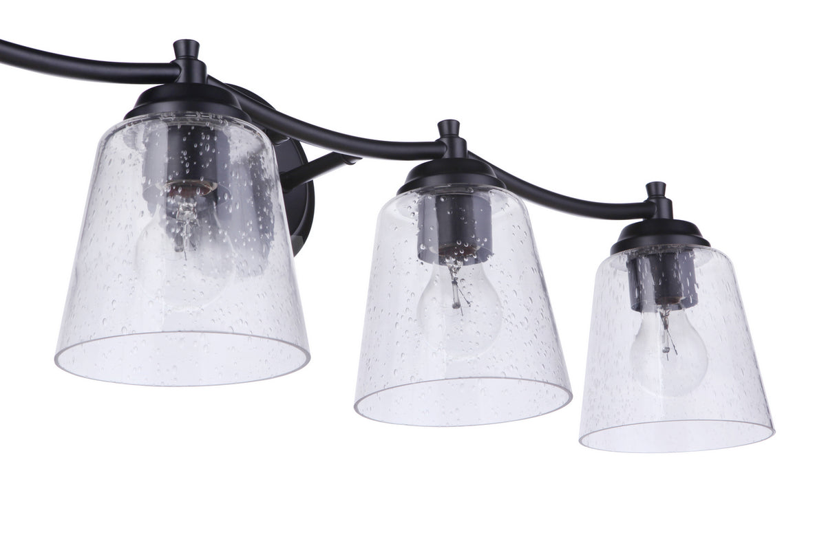 Craftmade - 50204-FB - Four Light Vanity - Tyler - Flat Black