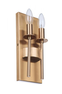 Craftmade - 54362-SB - Two Light Wall Sconce - Larrson - Satin Brass