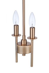 Craftmade - 54392-SB - Two Light Mini Pendant - Larrson - Satin Brass