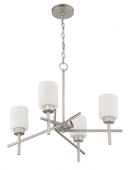 Craftmade - 54624-SN - Four Light Chandelier - Cadence - Satin Nickel