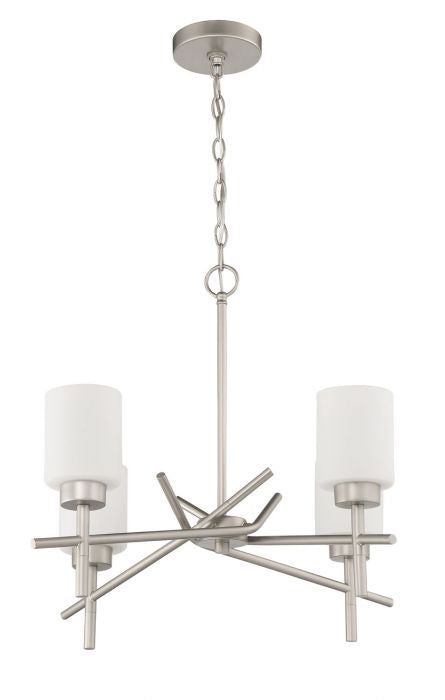 Craftmade - 54624-SN - Four Light Chandelier - Cadence - Satin Nickel
