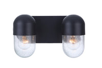Craftmade - 55002-FB - Two Light Vanity - Pill - Flat Black