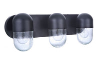 Craftmade Three Light Vanity from the Pill collection in Flat Black finish